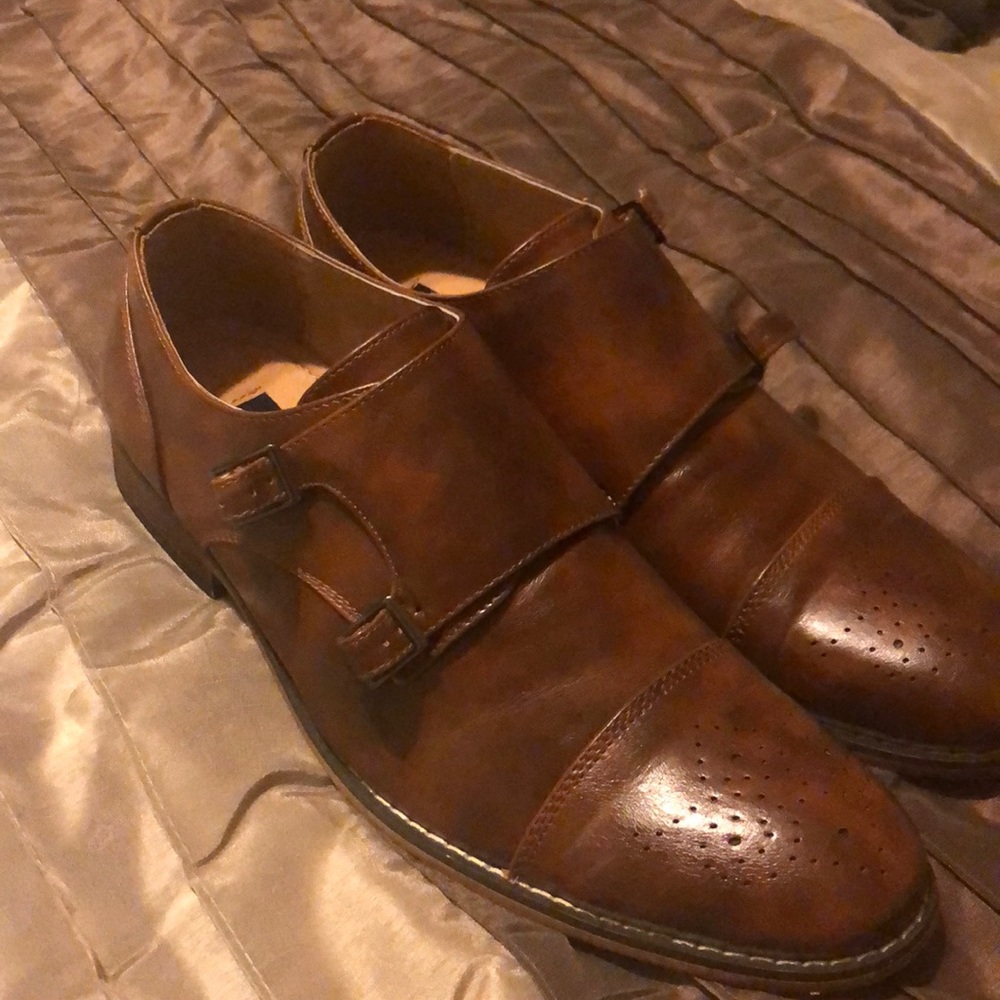 Gino Vitale Monk Strap Shoes